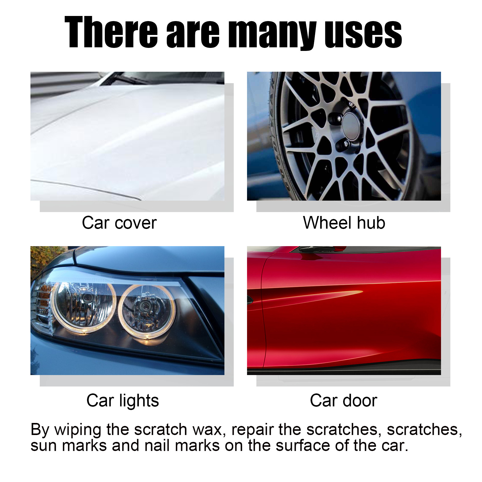 Rayhong Car Scratch Set Car Polishing Renovation Coating Maintenance Paint Scratch Cream