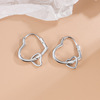 Fashionable universal sophisticated short earrings, 2023, internet celebrity, simple and elegant design