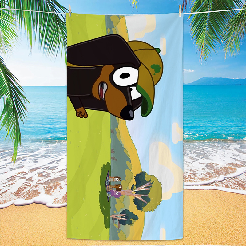 블루이 비치 목욕 타올 12