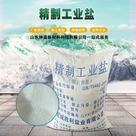 供应精制工业盐细盐颗粒洗涤纺织化学合成原料粗盐 工业盐