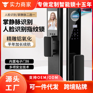 Jd01 Fully Automatic Palm Vein Smart Lock, Face Recognition Fingerprint Lock, Cat Eye Door Password Lock, Multi-Function