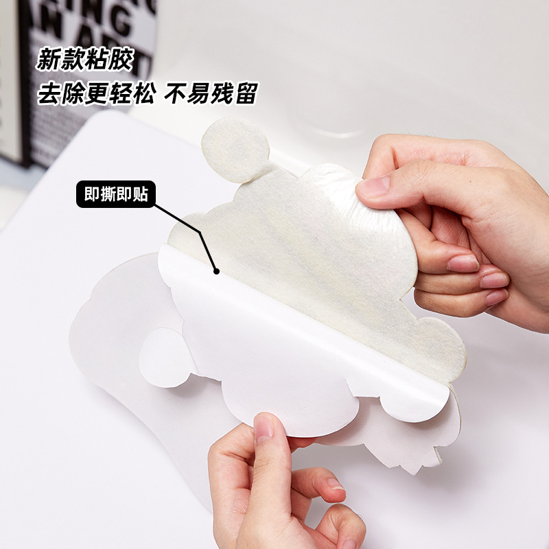 Cartoon panda inodoro desodorante pegatinas autoadhesivas para eliminar olores perfumados fieltro pegatinas de inodoro asiento pegatinas decorativas de dibujos animados