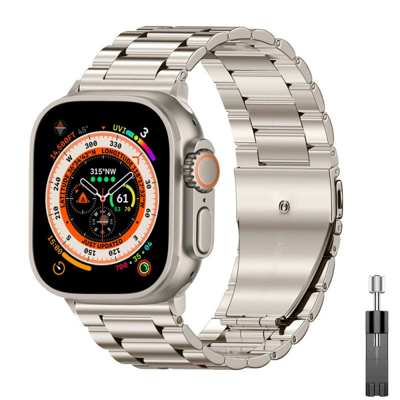 Титановый сплавный ремешок для Apple Watch Ultra 49 мм 45 мм 44 мм