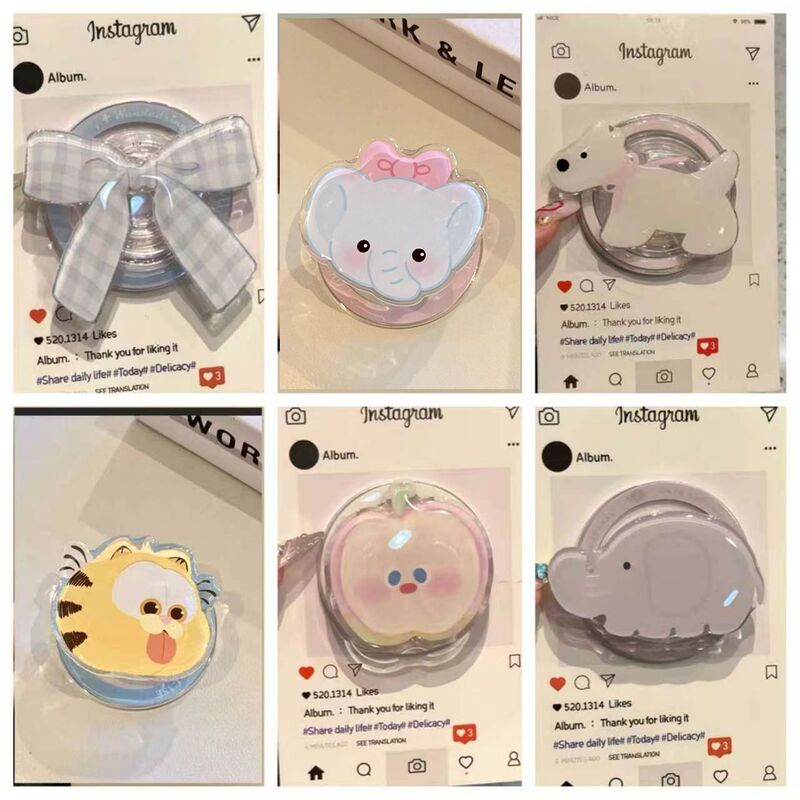 New Korean and Japanese Cute Miffy Rabbit Magsafe Stand Magnetic Airbag Phone Holder Foldable and Extendable N52 New Korean and Japanese Cute Miffy Rabbit Magsafe Stand Magnetic Airbag Phone Holder Foldable and Extendable N52