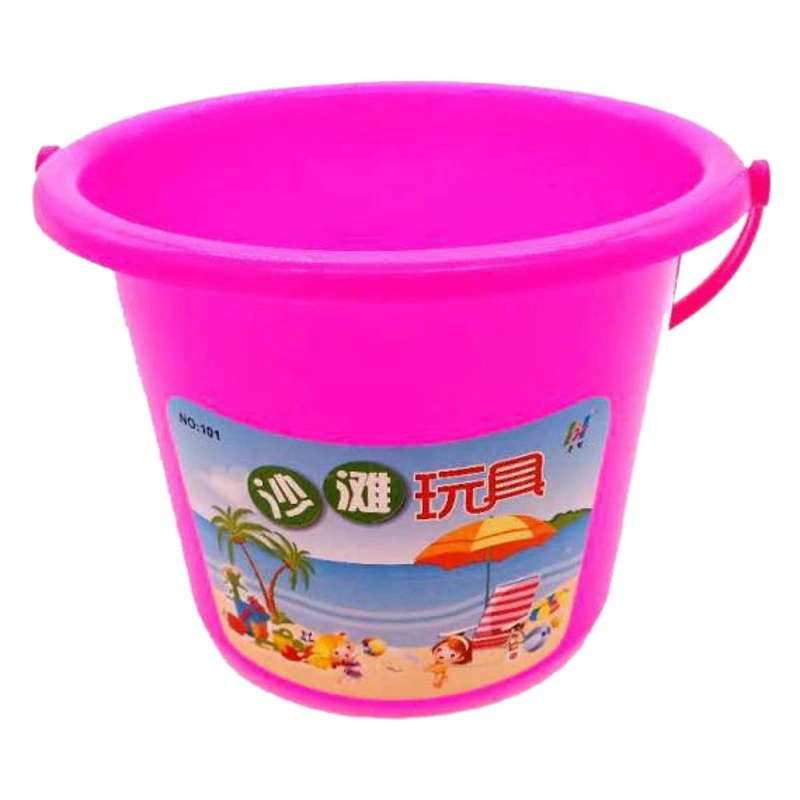Вода играть пластиковая игрушка ведро дети Играть Дом пляж игрушка ведро цвет круглая игрушка ведро оптом