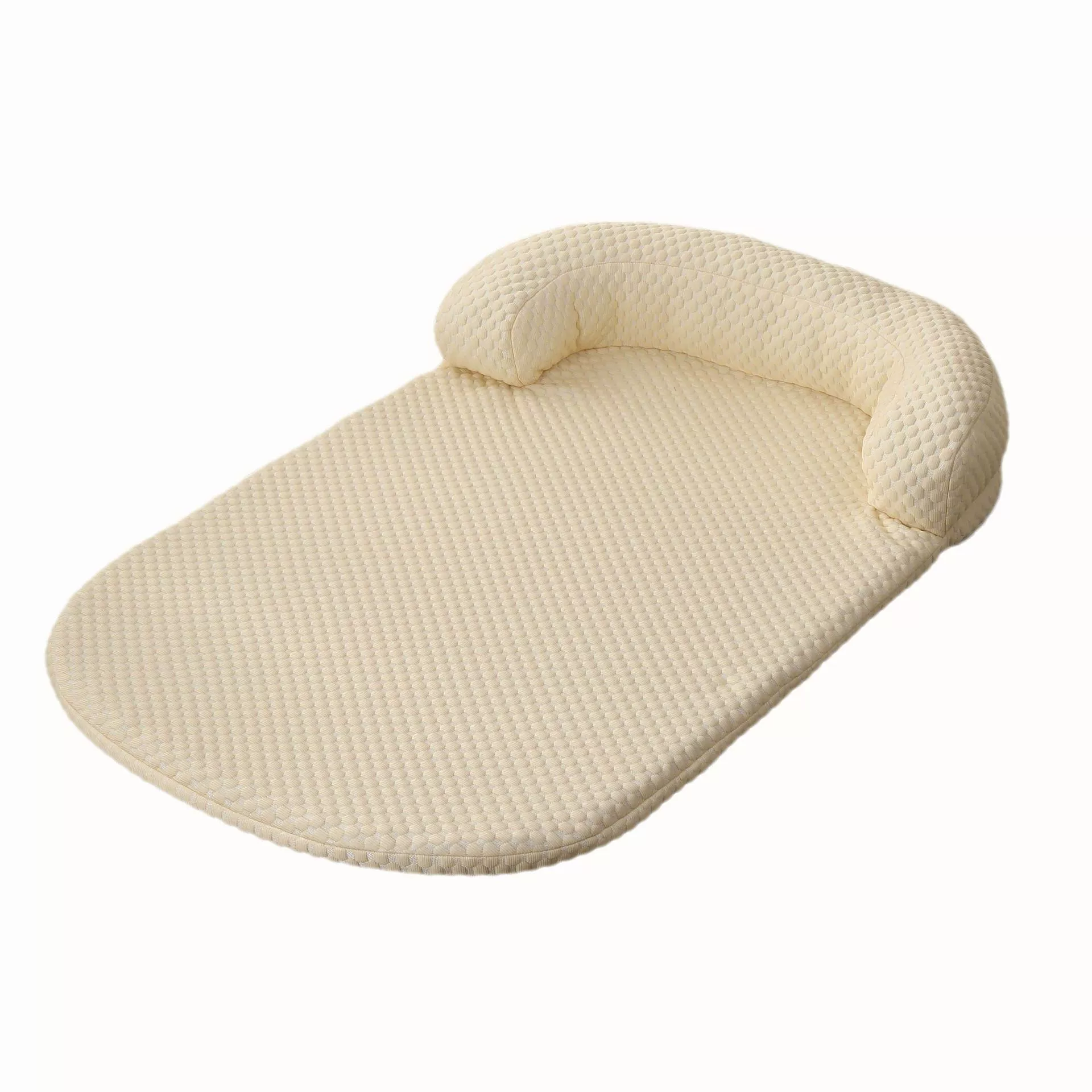 Summer Pet Cooling Cushion, Ice-Bean Fill, Breathable Dog & Cat Bed, Sizes XXS–XXL