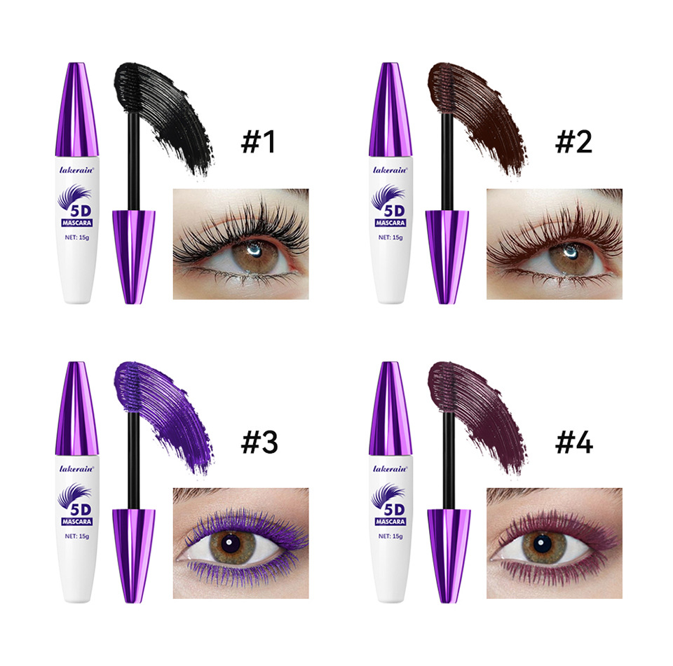 Lakerain Colored Mascara Long Curly eyelash Base Cream undefined