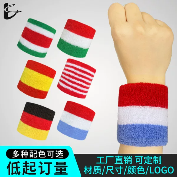 Sports Towel Wristband Wrist Cover Fitness Joint Protection Wipe Sweat Absorbent Adult Running Badminton Tennis Wholesale