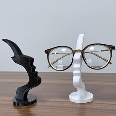 跨境新品 Eyeglass stand 眼镜置放支架条形状人侧脸眼镜支架