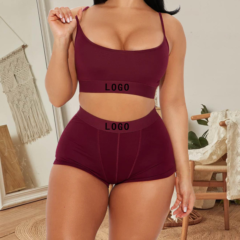 Manufacturer's Supply New Custom Logo Vest Summer Thin Plus Size Big Hip Girls Intimates Set Fashion Manufacturer's Supply New Custom Logo Vest Summer Thin Plus Size Big Hip Girls Intimates Set Fashion