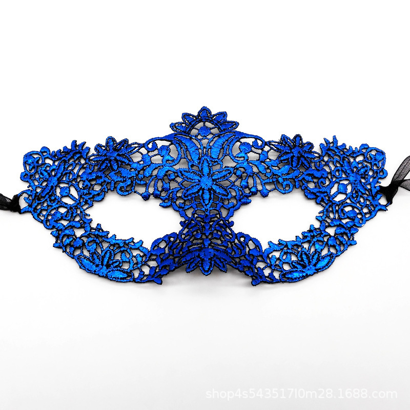 Máscaras de encaje de venta transfronteriza máscaras de plumas de mujer decoración gradiente máscaras de mitad de cara maquillaje de baile accesorios de vestuario sexy