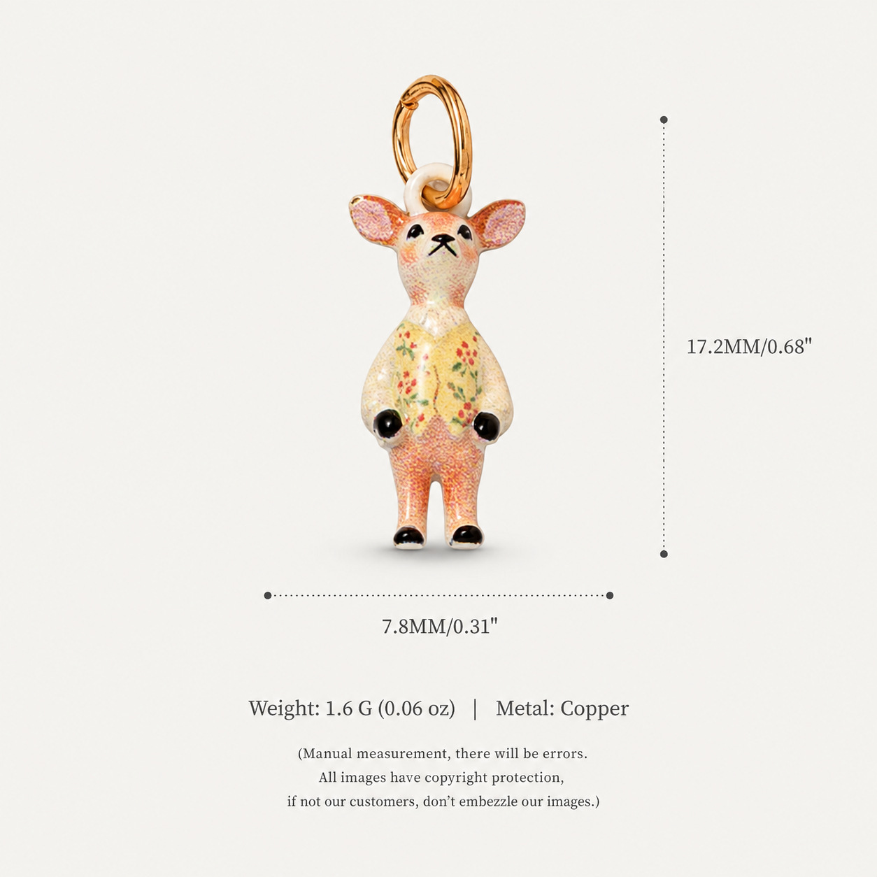 7. Gentleman’s deer pendant