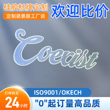 热转印烫画硅胶烫标logo定制柯式白墨TPU高周波夜光烫金烫银烫图