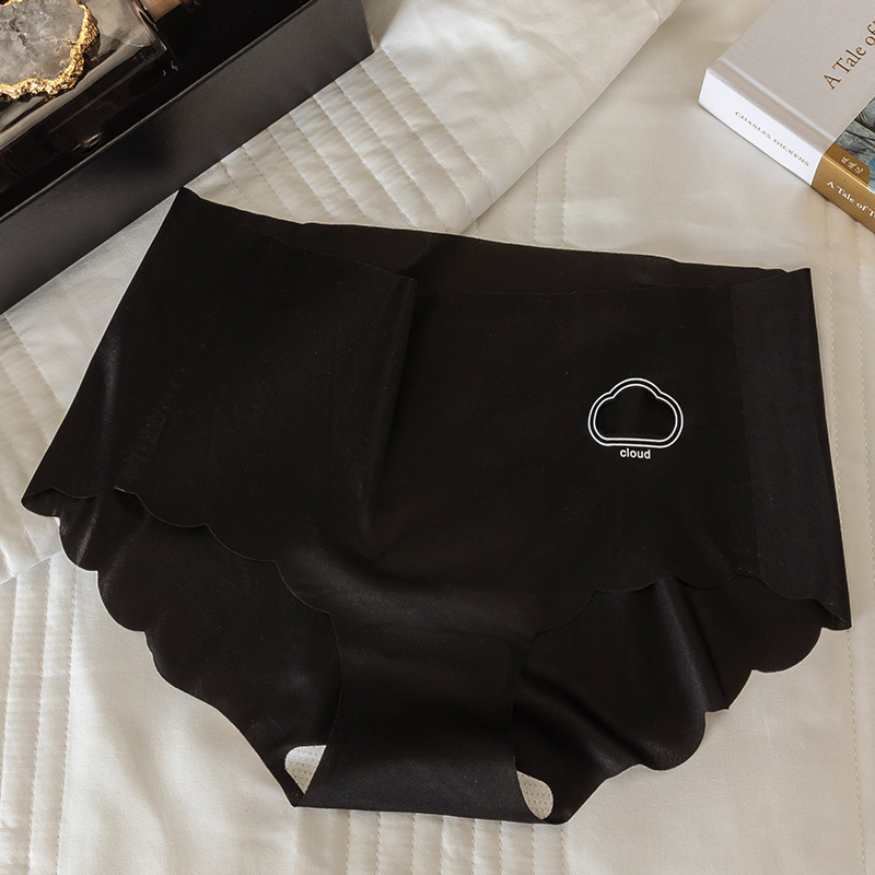 De las mujeres de seda Mora antibacteriano entrepierna sexy más tamaño delgada chica hielo triángulo shorts cabeza ropa interior sin costuras