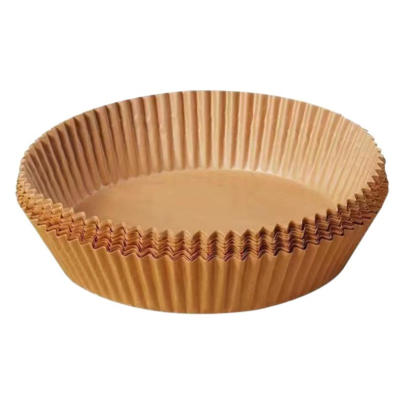 Специальная бумажная тарелка для аэрофритюрницы, бытовая, устойчивая к высоким температурам, маслопоглощающая бумажная подушечка, пищевая духовка, силиконовая бумага, бумажная тарелка для выпечки