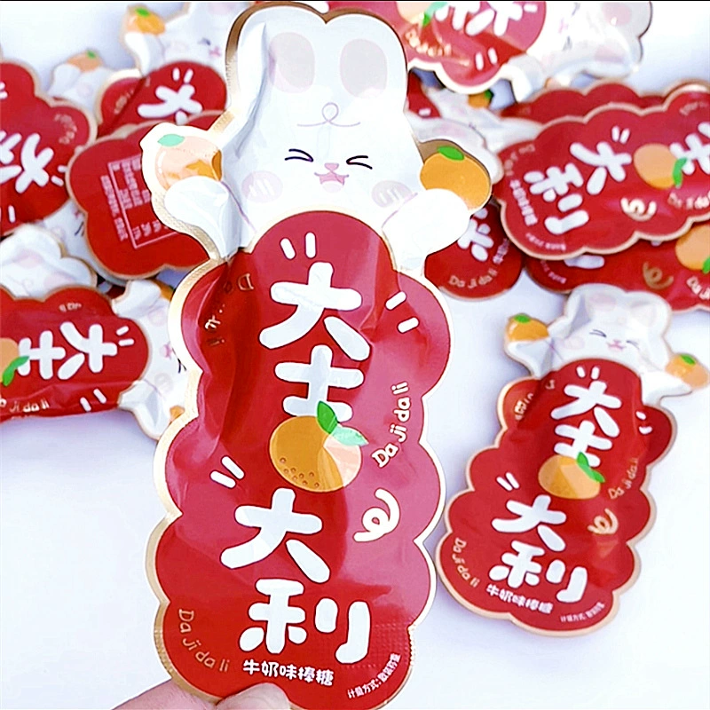 唯口爱 Happy Days Milk Flavored Coconut Milk Flavored Lollipops Bulk Wedding Candy Snacks Candy Wholesale