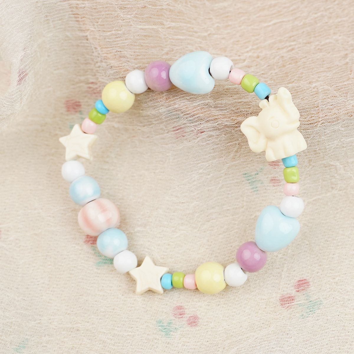 Jingdezhen pulsera de cerámica de verano mujer alta sensación galletas serie de gatos nicho diseño universal pulsera alta sensación