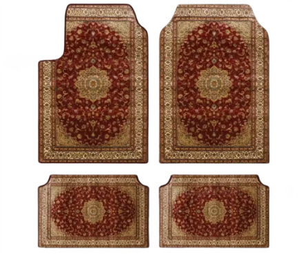 Amazon Retro Persian Car Mat Wear-resistant Dirty-resistant Mat Special Mat Four-piece TEMU Labeling