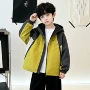 宽松连帽秋季男童冲锋衣