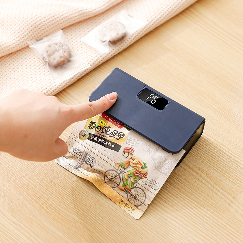 Mini máquina de sellado de café de seis velocidades ajustable multifuncional pequeña bolsa de sellado térmico artefacto de sellado portátil máquina de sellado transfronteriza