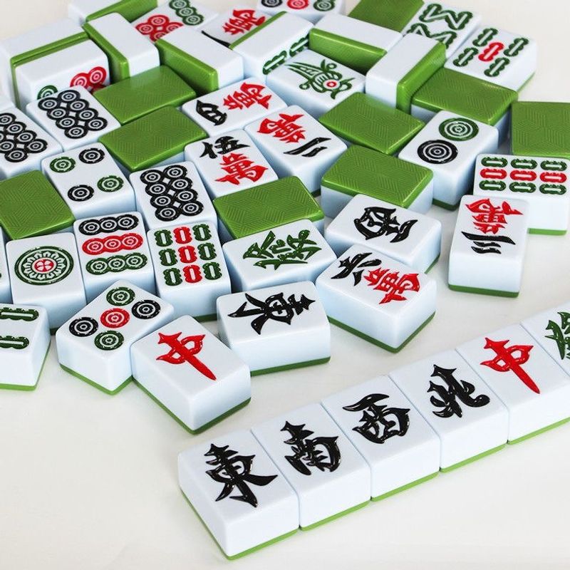 Household hand-cranked mahjong tiles, large size Sichuan mahjong 108, Guangdong mahjong 136, Northeast 112 wholesale new