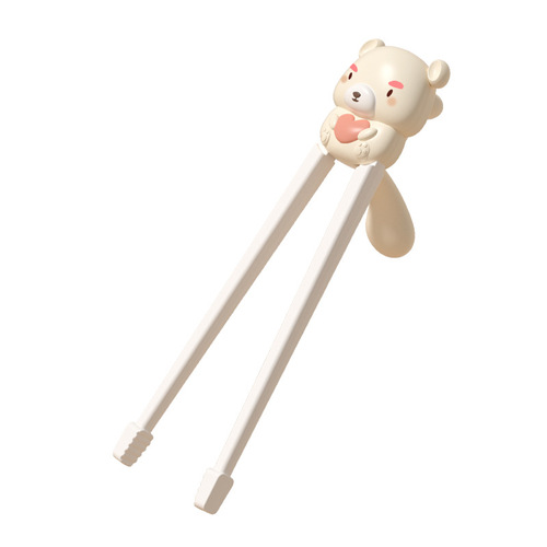 Baby training chopsticks, children's tableware, spoons and forks, learning chopsticks, cartoon three-piece set of children's chopsticks to assist in eating