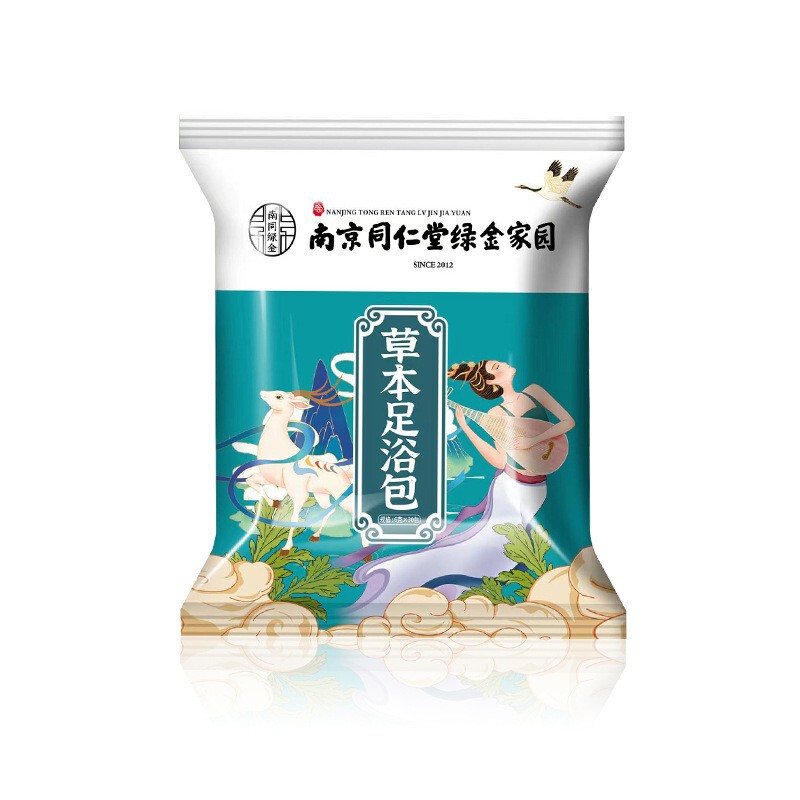 南京同仁堂三十六味泡足包草本足浴粉家庭用瑶浴老姜紅花泡足粉包|undefined