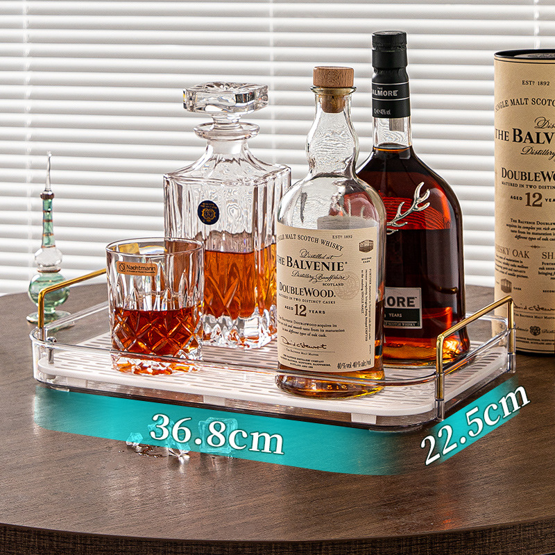 Cup storage rack household water cup storage rack light luxury wine glass tea set storage draining tray table noodle tea plate