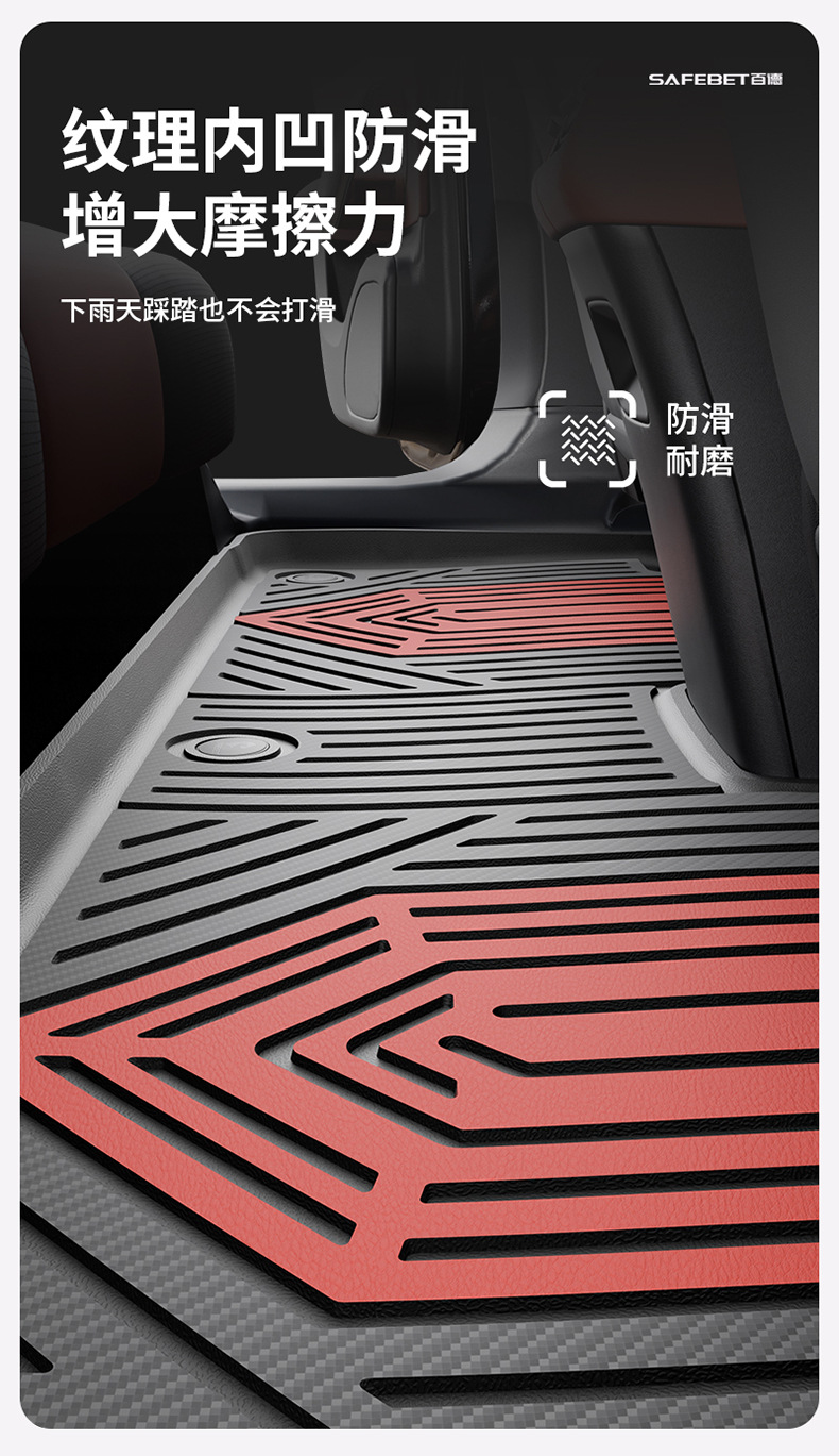 Suitable for Shangjie Z7 Z7T H5 Special Vehicles, Colorful Tpe Car Floor Mats, Car Accessories, Trunk Mat