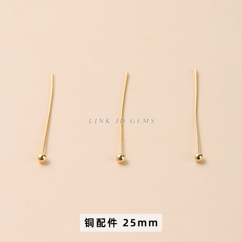Golden, copper, 750 sample gold, 25mm