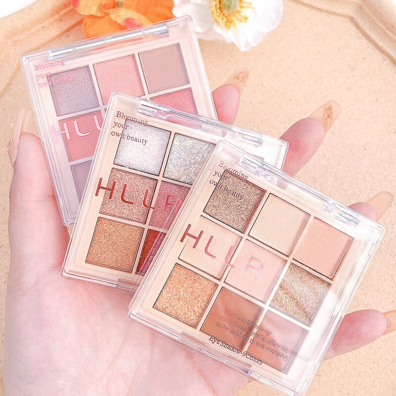 Nine-Color Eyeshadow Palette, Multi-Purpose Matte Glitter and Fine Shimmer Eyeshadow Contouring Palette, Cross-Border Makeup Nine-Color Eyeshadow Palette, Multi-Purpose Matte Glitter and Fine Shimmer Eyeshadow Contouring Palette, Cross-Border Makeup