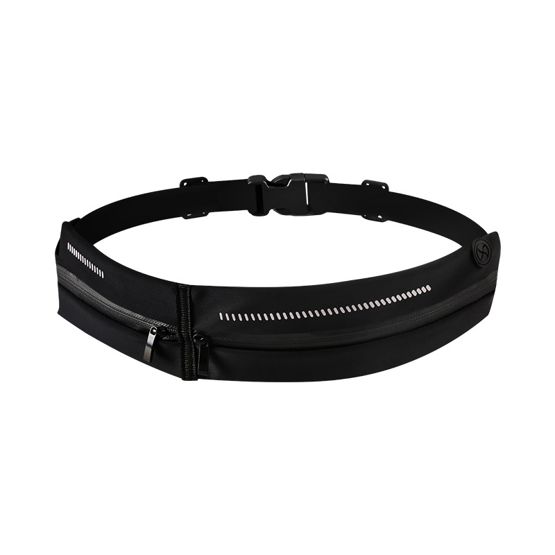 Venta al por mayor teléfono móvil corriendo bolsa de cintura para hombres y mujeres maratón multifuncional cinturón invisible ultrafino ajustado bolsa de cintura deportiva al aire libre
