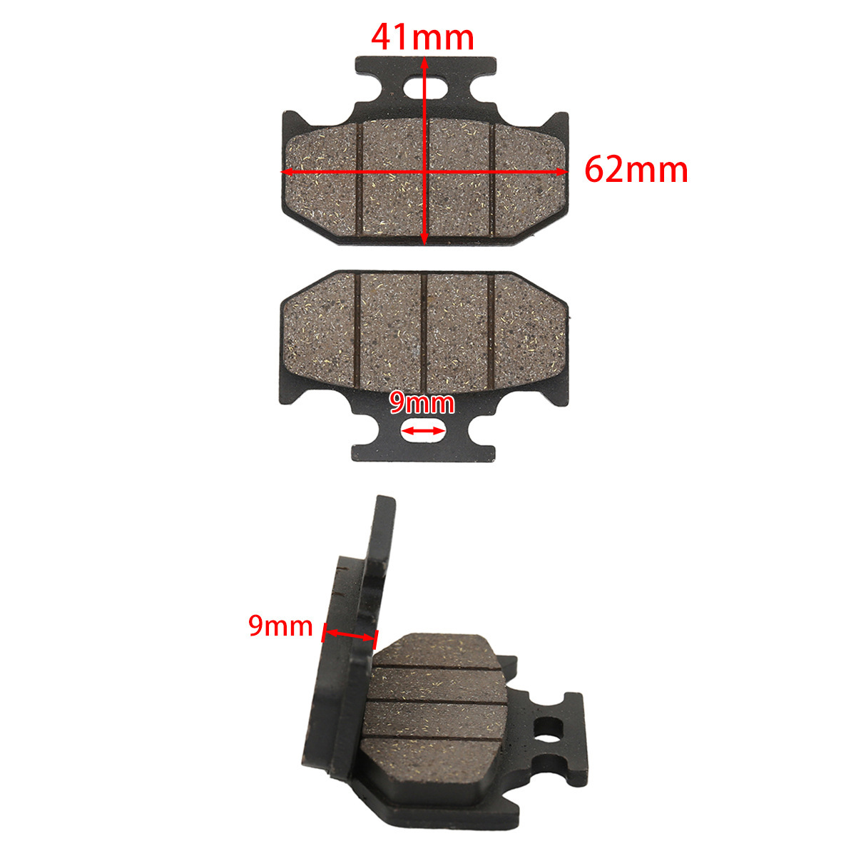 Bosuer J-1 J-2 J-4 J-5 M5 Off-Road Motorcycle Brake Pads Rear Disc Brake Pads Brake Shoes Ceramic Material