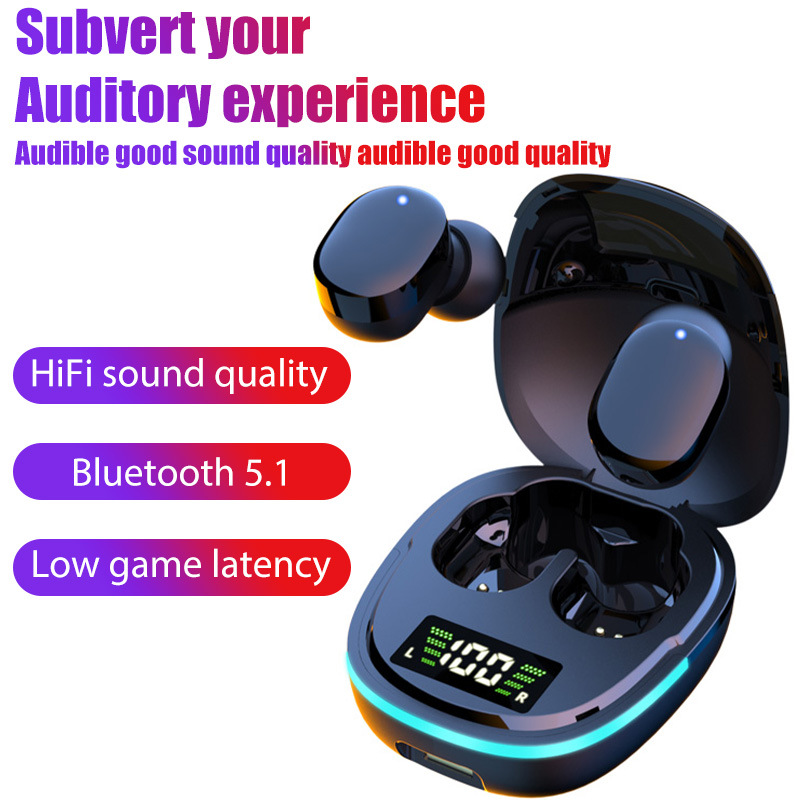 23 New Product Private Model G9S Bluetooth Earphone Battery Display Two Stereo In Ear Sports Portable TWS_voghion.com