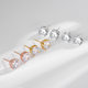 S925 Sterling Silver Diamond-encrusted Classic Four-claw Zircon Earrings Japanese and Korean Fashion Personalized Summer Light Luxury Ear Nails for Men and Women