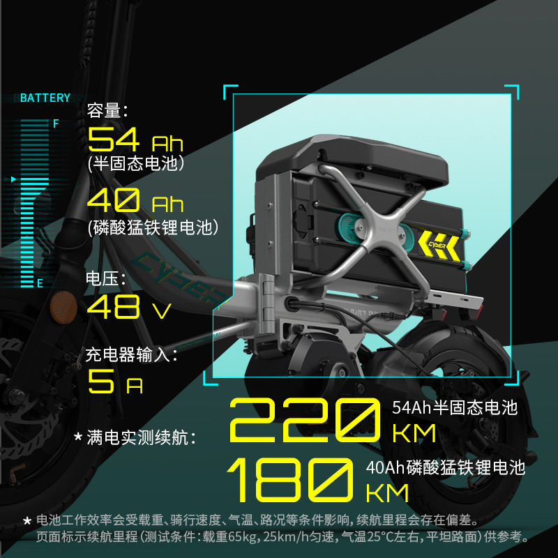 锋鸟CYBER折叠超轻长续航便携迷你小型电瓶滴专用代驾电动自行车|undefined