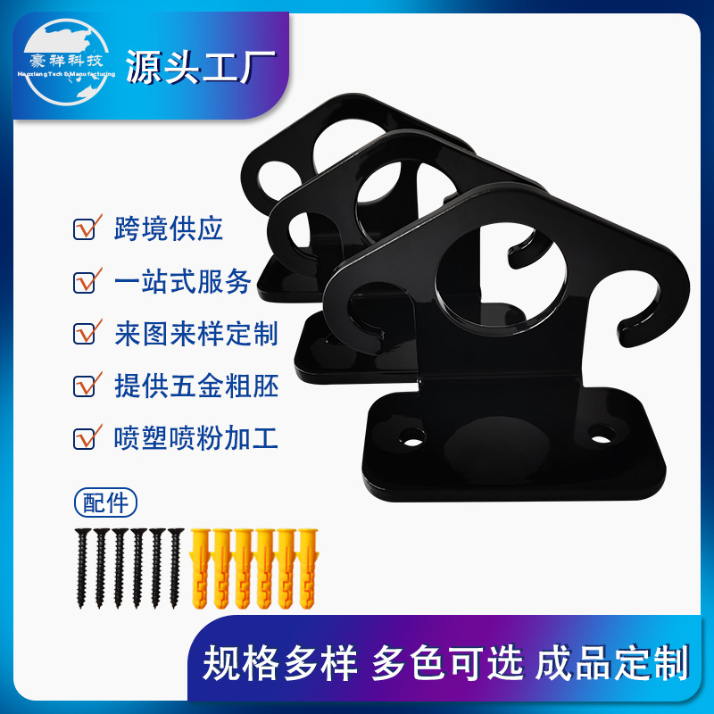 亚马逊热销铁重型健身挂钩黑挂钩锚挂架健身房悬挂空中瑜伽健身