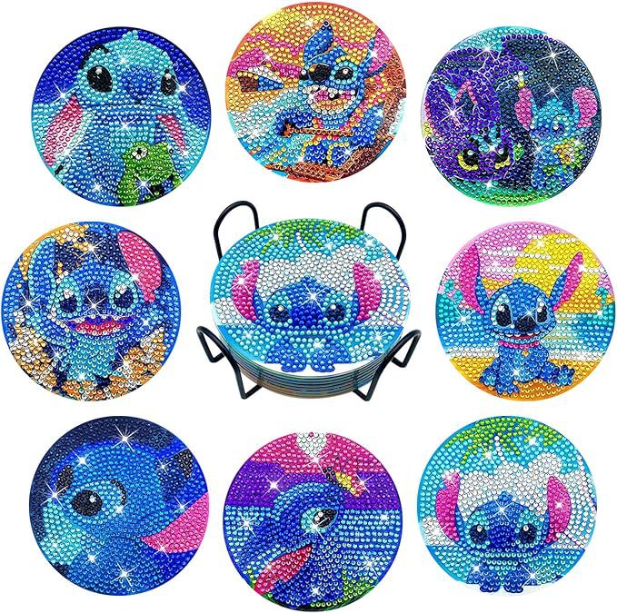 Transfronterizo para 5D pintura de diamantes artística cojín de taza creativo nuevo estilo de animación DIY pintura de diamantes decoración cojín de taza