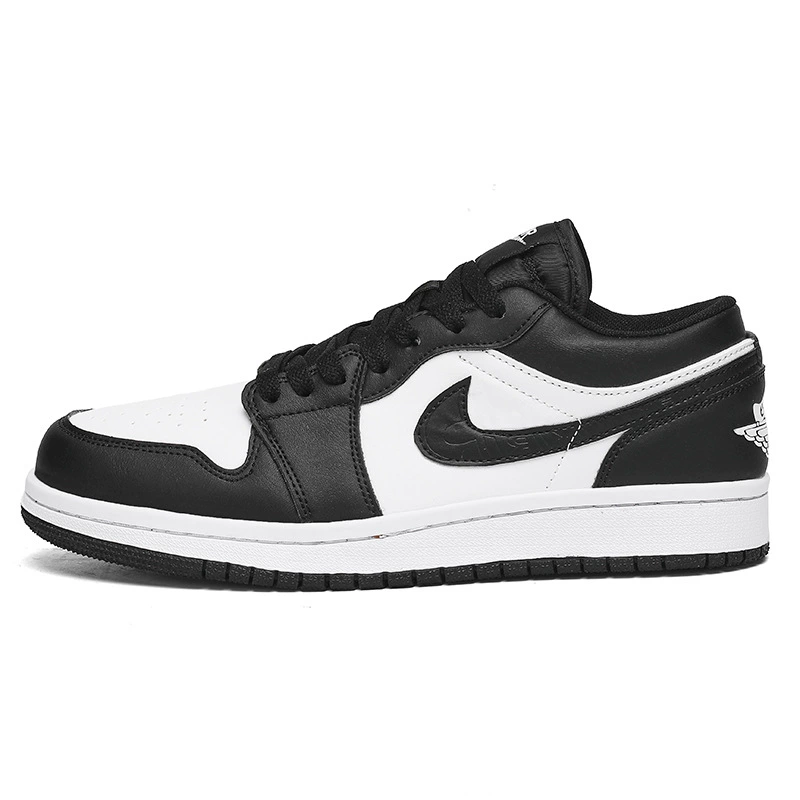 AJ men's shoes, sports board shoes, men's black and white panda couple shoes, versatile, low cut, student youth trend, casual