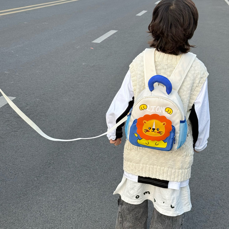 Mochila infantil transfronteriza anti-perdida de dibujos animados bolsas escolares preescolares lindas mochila transpirable para niñas