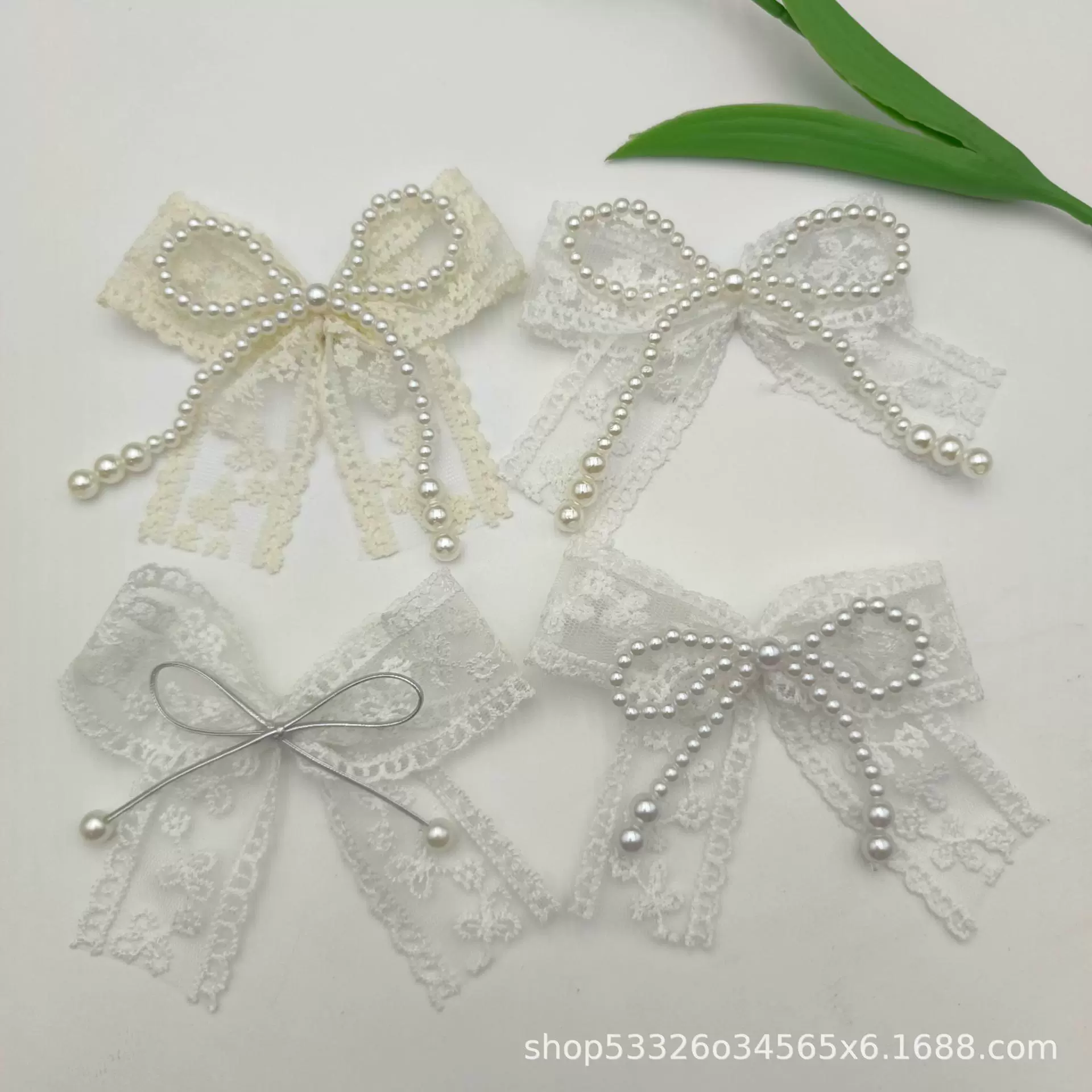 Кросс-бордерный стиль: кружевной жемчужный бант, подвеска для сумки, брелок в форме сердца, аксессуары, подвеска в виде сердца
