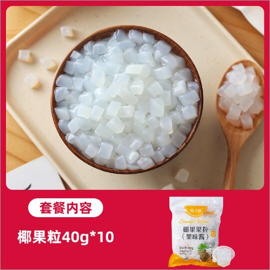 Pedaços de coco 40g*10 peças