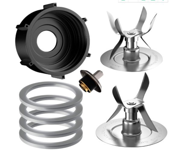 Juego de Accesorios para Licuadora OSTER, Incluye Cuchillas de 6 Aspas, Anillo de Sellado y Base.