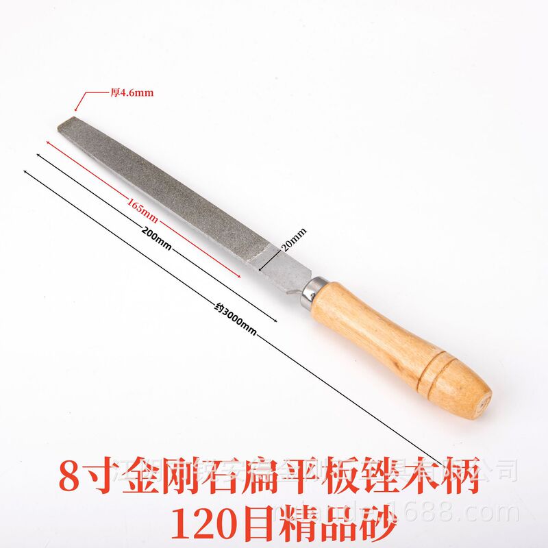 メッキダイヤモンドやすり大板やすり玉翡翠磨きタングステン鋼合金平たい板やすり金剛砂6810インチ|undefined