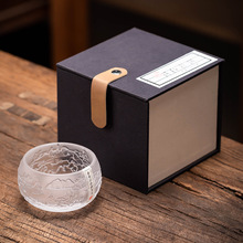 琉璃茶杯家用个人专用泡茶小杯子喝茶礼盒装玻璃加厚品茗杯子