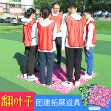 翻叶子企业团队拓展训练培训器材教具户外趣味运动会团建游戏道具