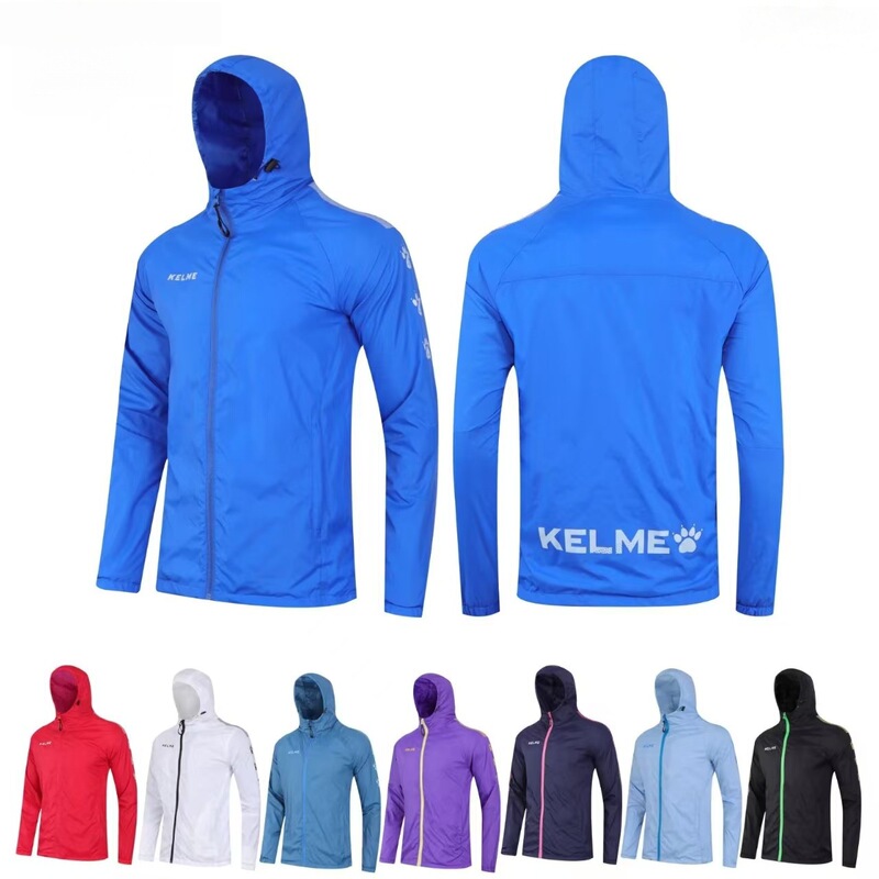 Keme Men's and Women's Sports Windbreaker Football Training Suit Windbreaker Windproof Waterproof Casual Jacket Keme Men's and Women's Sports Windbreaker Football Training Suit Windbreaker Windproof Waterproof Casual Jacket