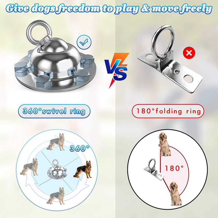 360度旋转狗链桩