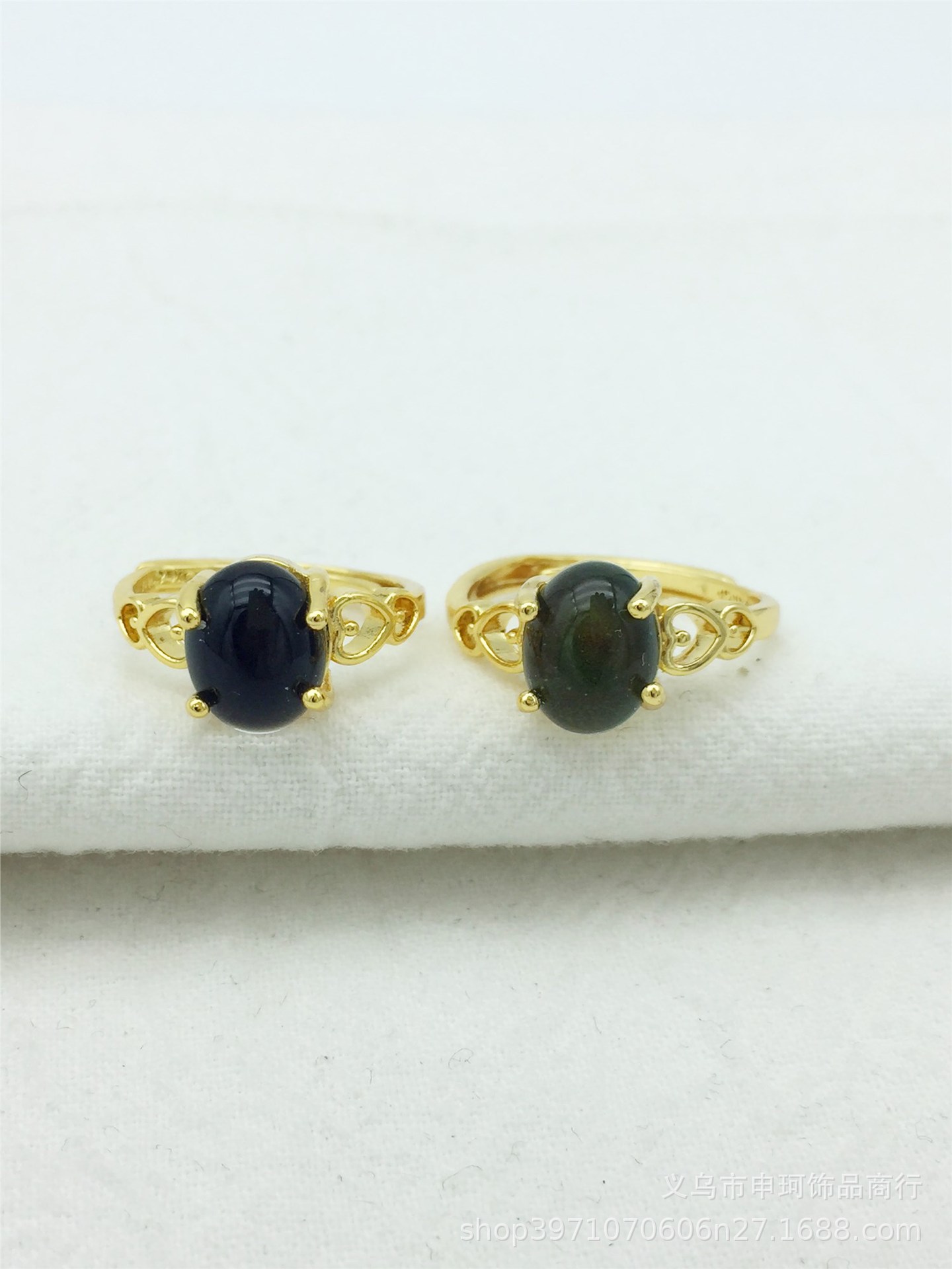 Fashionable copper adjustable ring