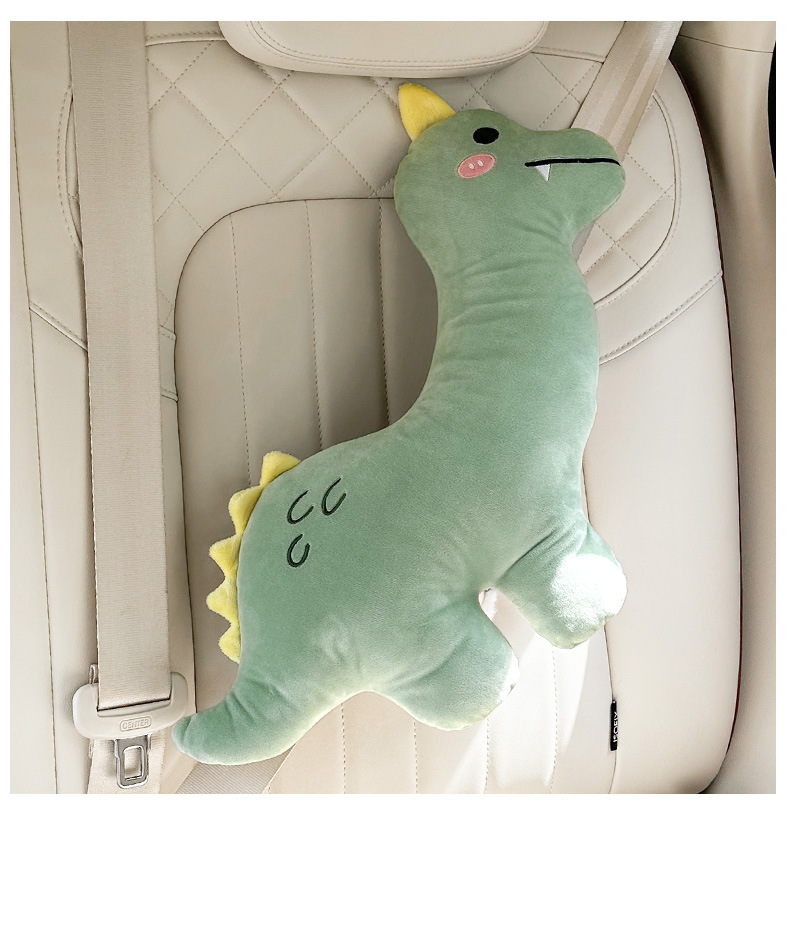Car seat belt shoulder protective cover children's pillow cute cartoon anti-tightening neck protective cover car baby sleeping pillow